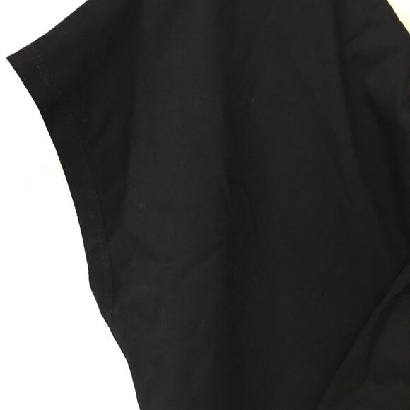 Sans & Sans Black Cap-Sleeved Dress With Tie - Picture 3 of 15